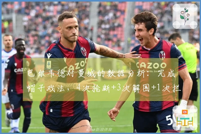 巴尔韦德对曼城的数据分析：完成帽子戏法，4次抢断+3次解围+1次拦截